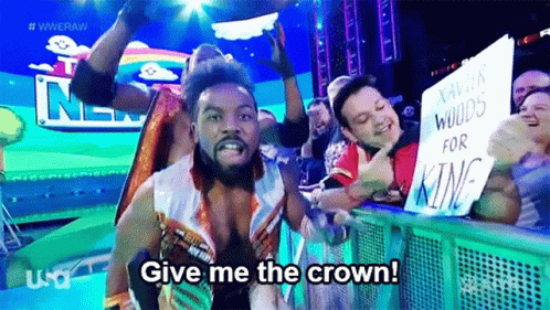 Wwe Xavier Woods GIF - Wwe Xavier Woods Give Me The Crown GIFs