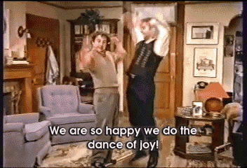 Perfect Strangers "Dance Of Joy" GIF - Bronsonpinchot Perfectstrangers Tvshows GIFs