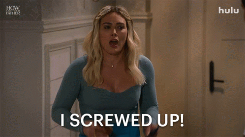 I Screwed Up Sophie GIF - I Screwed Up Sophie How I Met Your Father GIFs