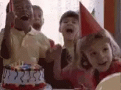 Birthday Party Surprised GIF - Birthday Party Surprised GIFs