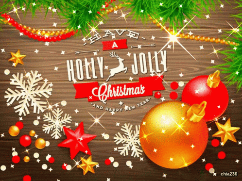 Merry Christmas Have A Holly Jolly Christmas GIF - Merry Christmas Have A Holly Jolly Christmas Christmas Greetings GIFs