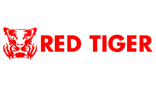 a logo for red tiger with a red tiger head