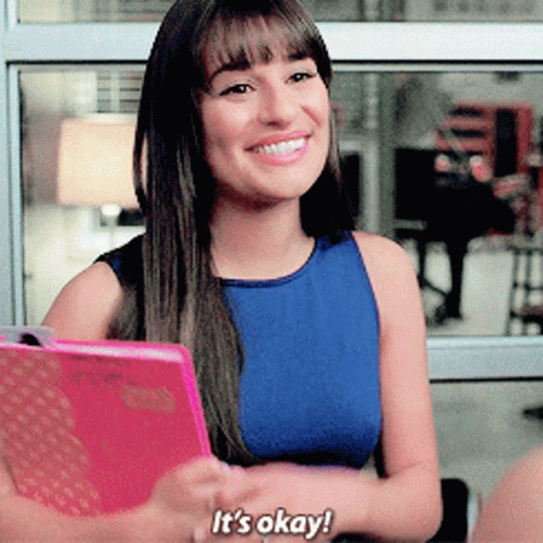 Glee Rachel Berry GIF - Glee Rachel Berry Its Okay GIFs