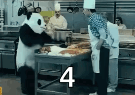 Panda Kitchen GIF - Panda Kitchen Flour GIFs