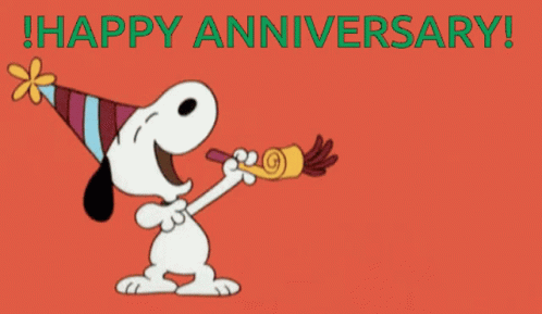 Happy Anniversary Celebration Snoopy Peanuts Charlie Brown GIF - Happy Anniversary Celebration Snoopy Peanuts Charlie Brown GIFs