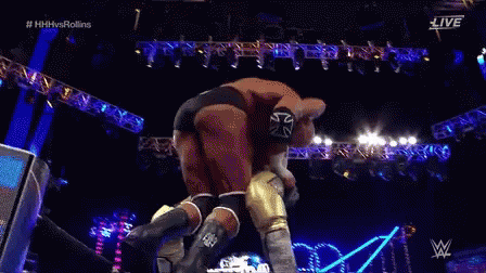 Seth Rollins Wrestle Mania GIF - Seth Rollins Wrestle Mania Wwe GIFs