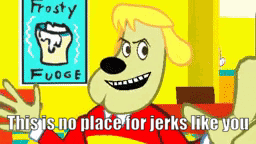 Parappa The Rapper Joe Chin GIF - Parappa The Rapper Joe Chin This Is No Place For Jerks Like You GIFs