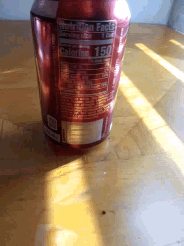 a bottle of diet coke has a nutrition facts label on it