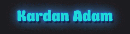 Kardan Adam Neon Kardan Adam Yazı GIF - Kardan Adam Neon Kardan Adam Yazı Kardan Adam GIFs