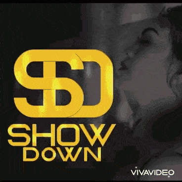 a woman is kissing another woman on the cheek in a sd show down video .