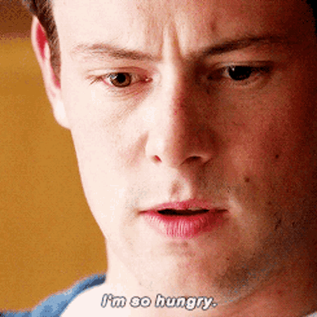 Glee Finn Hudson GIF - Glee Finn Hudson Im So Hungry GIFs