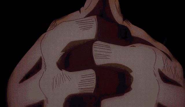 a close up of a person 's back with a drawing of a heart on it