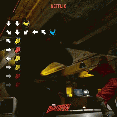 Kick, Punch, It'S All In The Mind GIF - Daredevil Daredevil Gi Fs Video Game GIFs