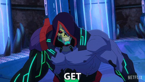 Get Out Of My Head Skeletor GIF - Get Out Of My Head Skeletor Masters Of The Universe Revolution GIFs
