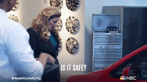 Is It Safe Ish GIF - Is It Safe Ish Katherine Hastings GIFs