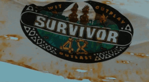 a survivor logo that is on a dirty piece of paper