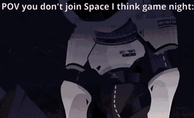 Space I Think Game Night GIF - Space I Think Game Night Among Us GIFs