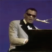 Ray Charles Singing GIF - Ray Charles Singing Playing Piano GIFs