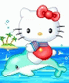 Hello Kitty Dolphin GIF - Hello Kitty Dolphin Sanrio GIFs