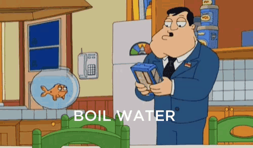 Boil Water Instructions GIF - Boil Water Instructions American Dad GIFs