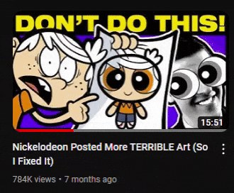 a screenshot of a nickelodeon video that says do n't do this