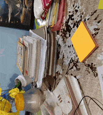 a stack of books on a table with one that says ' samurai ' on the cover