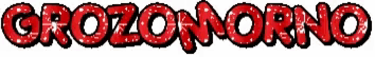 the word grozonorno is written in red and black