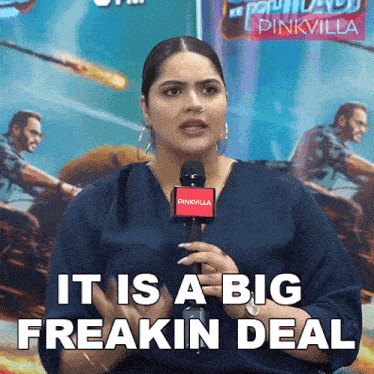 It Is A Big Freakin Deal Anjali Anand GIF - It Is A Big Freakin Deal Anjali Anand Pinkvilla GIFs