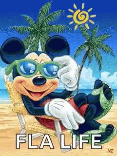 Mickey Relax GIF - Mickey Relax Vacation GIFs