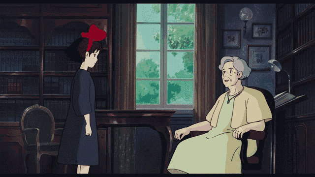 Kikis Delivery Service Ghibli GIF - Kikis Delivery Service Ghibli Madame GIFs