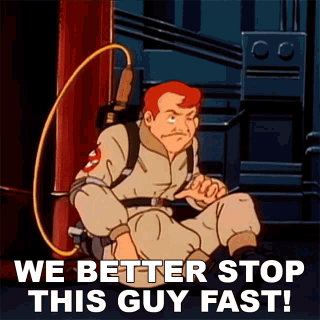 We Better Stop This Guy Fast Dr Ray Stantz GIF - We Better Stop This Guy Fast Dr Ray Stantz Ghostbusters GIFs
