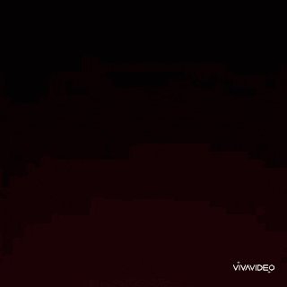 a blurred image of flames with the words vivavideo below