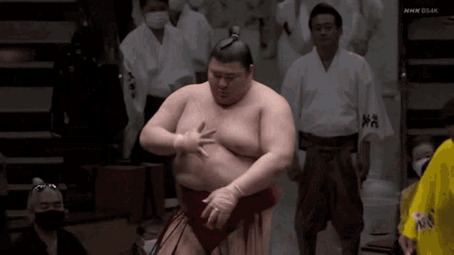Slapping Intense GIF - Slapping Intense Sumo Wrestler GIFs