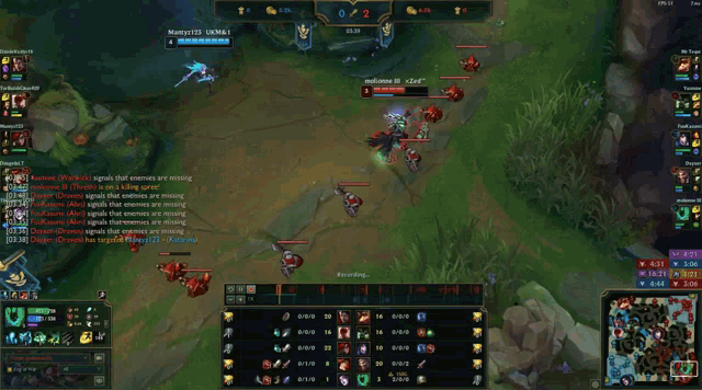 a screenshot of a league of legends game shows the score at 0 to 2