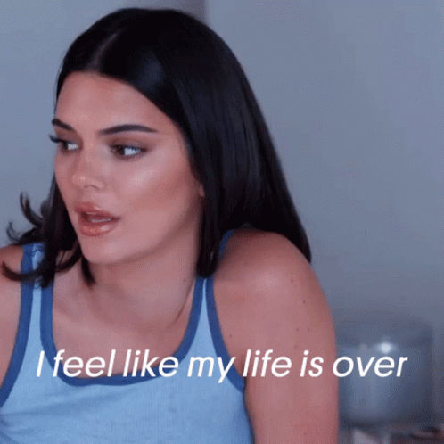 Kendall Jenner My Life Is Over GIF - Kendall Jenner My Life Is Over Mistake GIFs