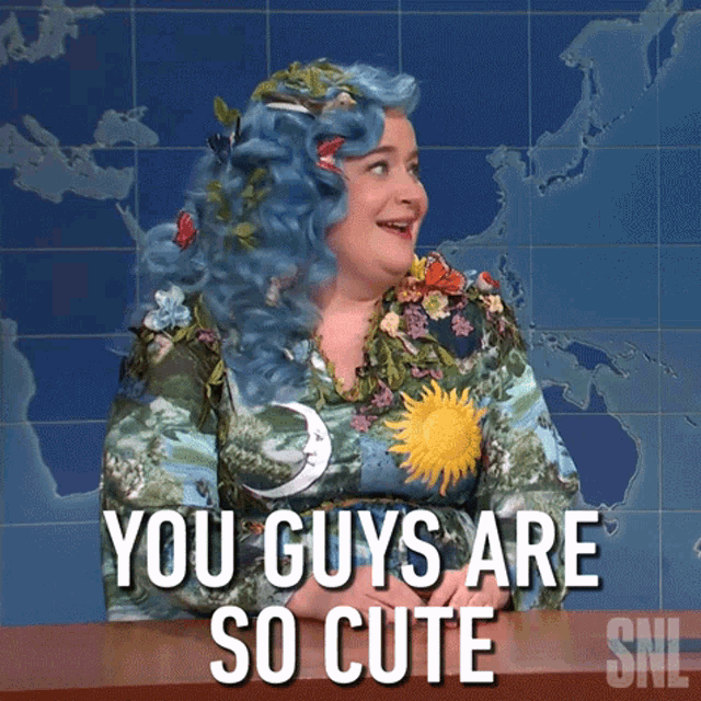You Guys Are So Cute Aidy Bryant GIF - You Guys Are So Cute Aidy Bryant Saturday Night Live GIFs