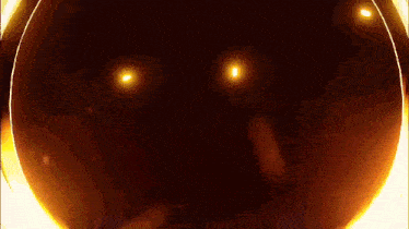 a video game character with glowing wings and a yellow helmet