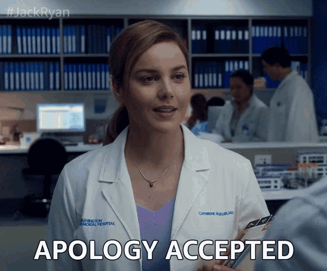 Apology Accepted I Accept Your Apology GIF - Apology Accepted I Accept Your Apology Its All Good GIFs