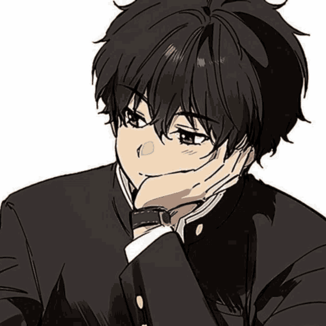 a drawing of a boy with a watch on his wrist
