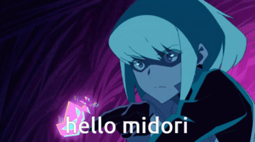 Hello Midori Midori GIF - Hello Midori Midori Midorizzz GIFs