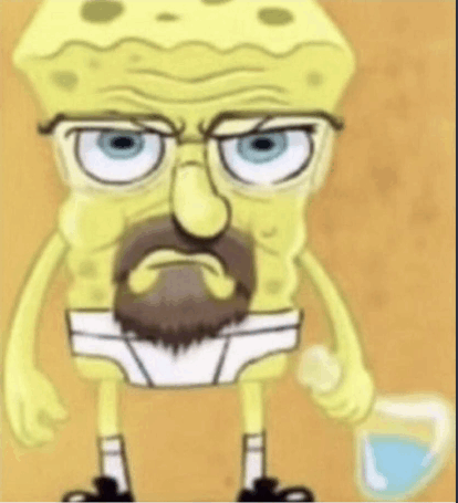 Spongebob Walter White GIF - Spongebob Walter White Breaking Bad GIFs