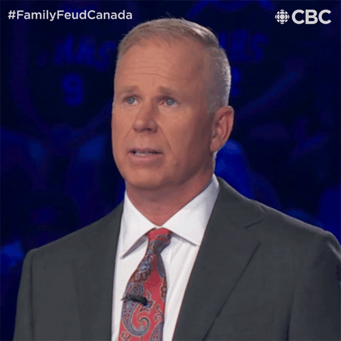 Not Really Gerry Dee GIF - Not Really Gerry Dee Family Feud Canada GIFs