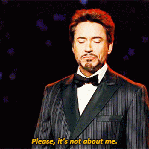 Rdj Robert Downey Jr GIF - Rdj Robert Downey Jr Not About Me GIFs