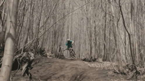 Swoop GIF - Extreme Mountain Biking Bike Riding GIFs