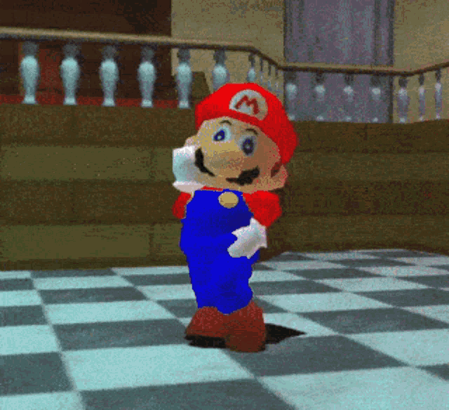 Mario Sm64 GIF - Mario Sm64 You Dont Care GIFs