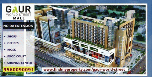 Gaur World Street Mall Gaur City Mall GIF - Gaur World Street Mall Gaur City Mall Malls In Noida Extension GIFs