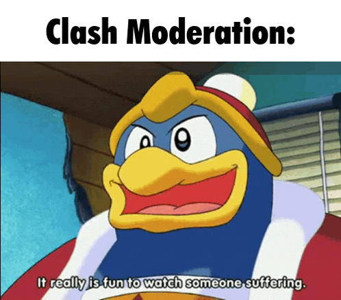a cartoon character with the words " it really is fun to watch someone suffering " on it
