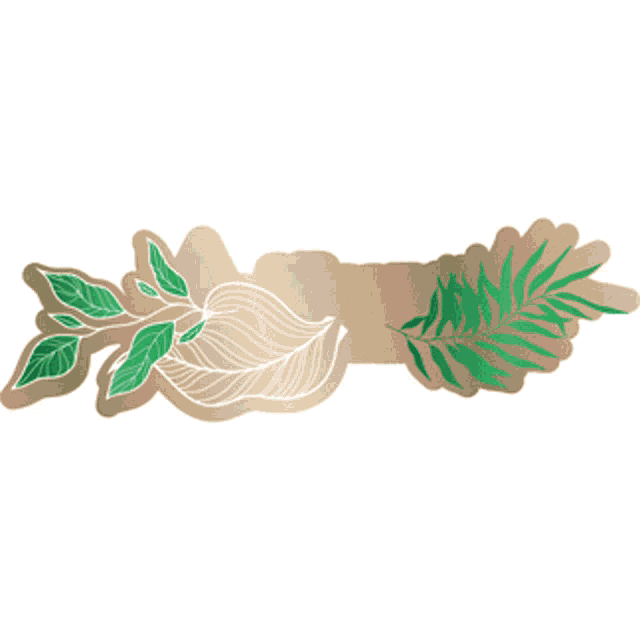 a logo for alianza fideucaria with a leafy design
