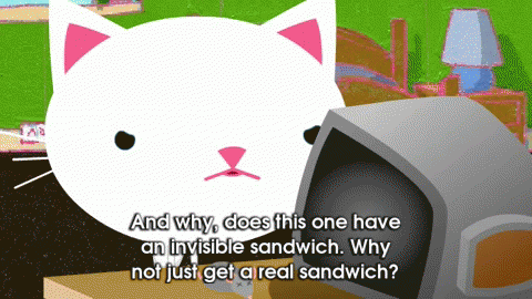 Real Sandwich For The Cats GIF - Catface Sandwich Invisiblesandwich GIFs