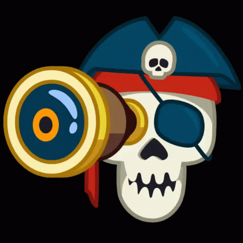 Pirate Jolly Roger GIF - Pirate Jolly Roger Looking GIFs